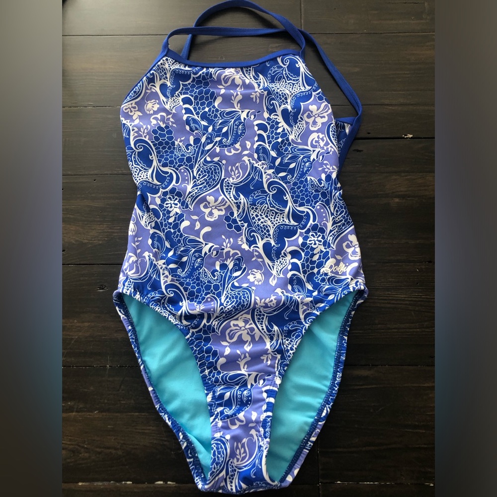Bundle of 5 bathing suits girls size 12-14 - Picture 3 of 6